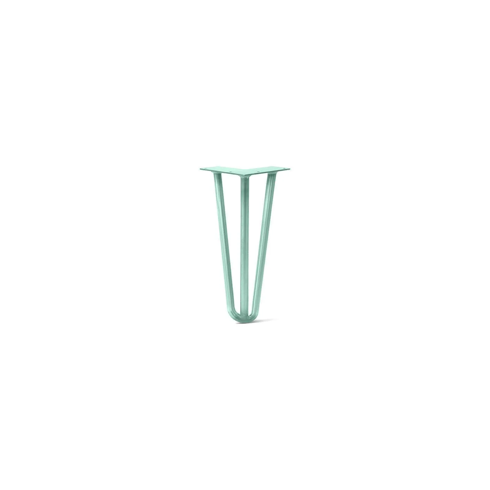 Hairpin Leg (Sold Separately), 3-Rod Design - Turquoise Powder Coated Finish