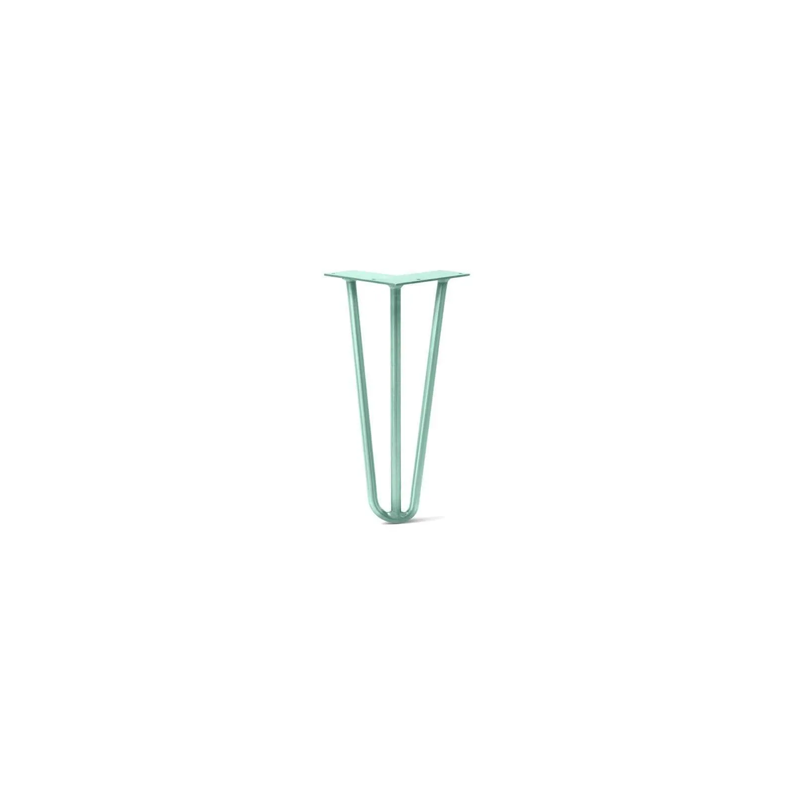 Hairpin Leg (Sold Separately), 3-Rod Design - Turquoise Powder Coated Finish