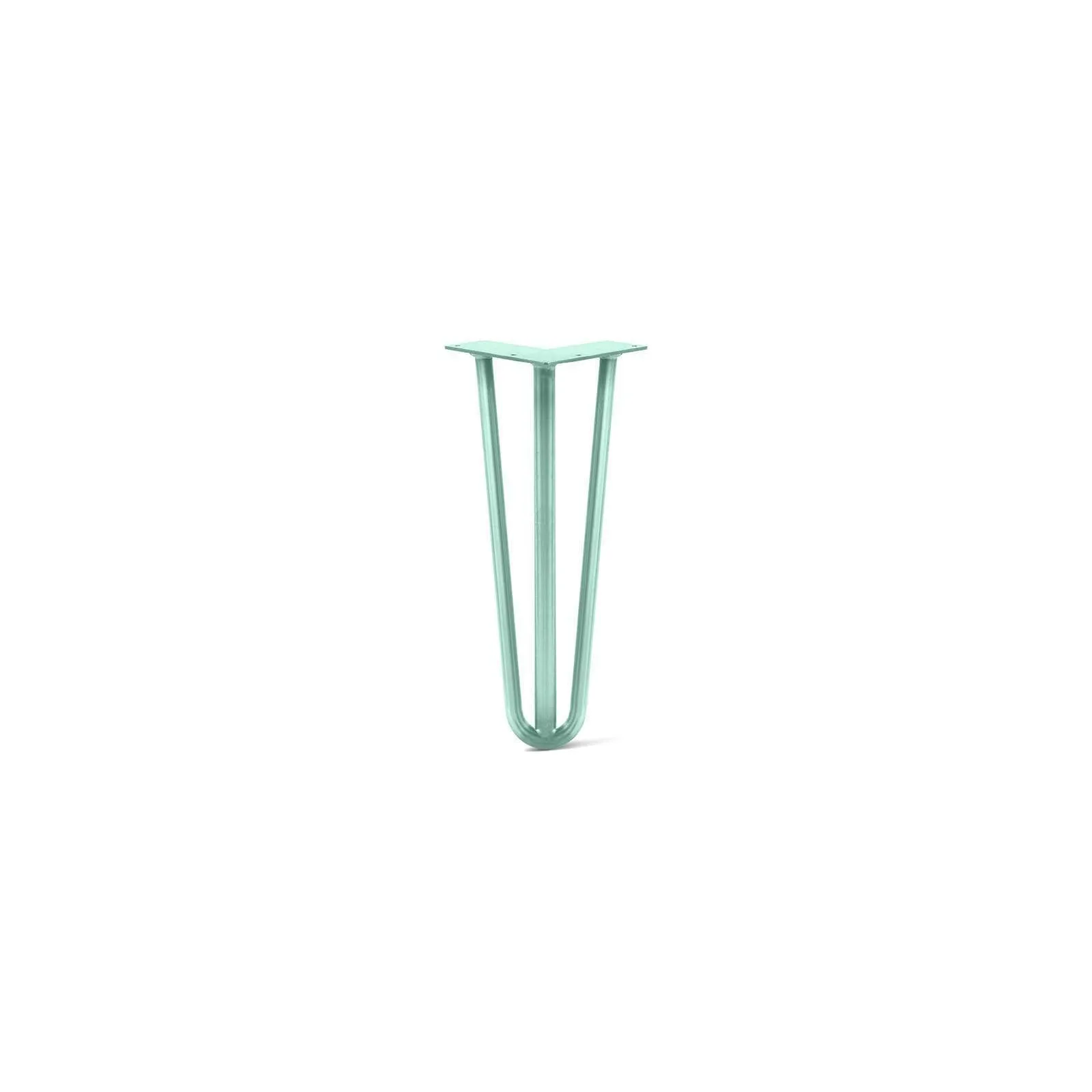 Hairpin Leg (Sold Separately), 3-Rod Design - Turquoise Powder Coated Finish