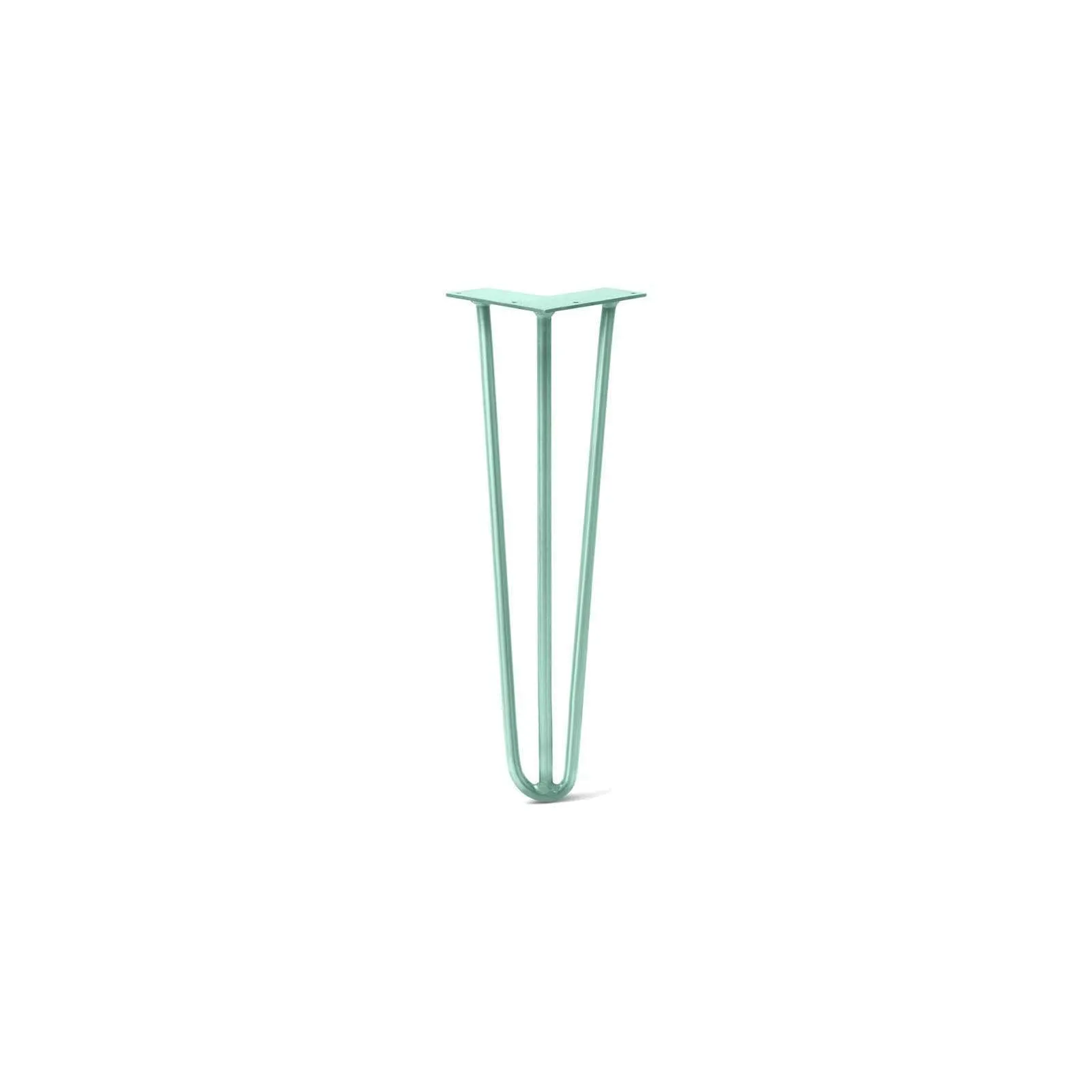 Hairpin Leg (Sold Separately), 3-Rod Design - Turquoise Powder Coated Finish