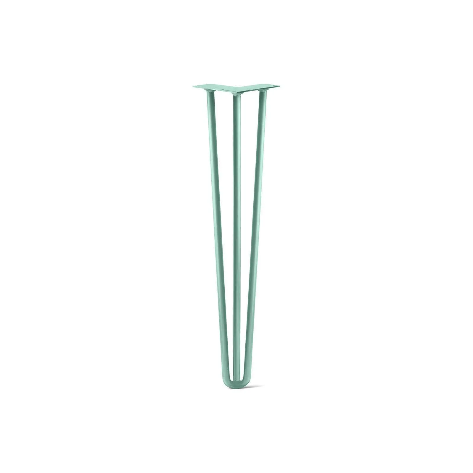 Hairpin Leg (Sold Separately), 3-Rod Design - Turquoise Powder Coated Finish