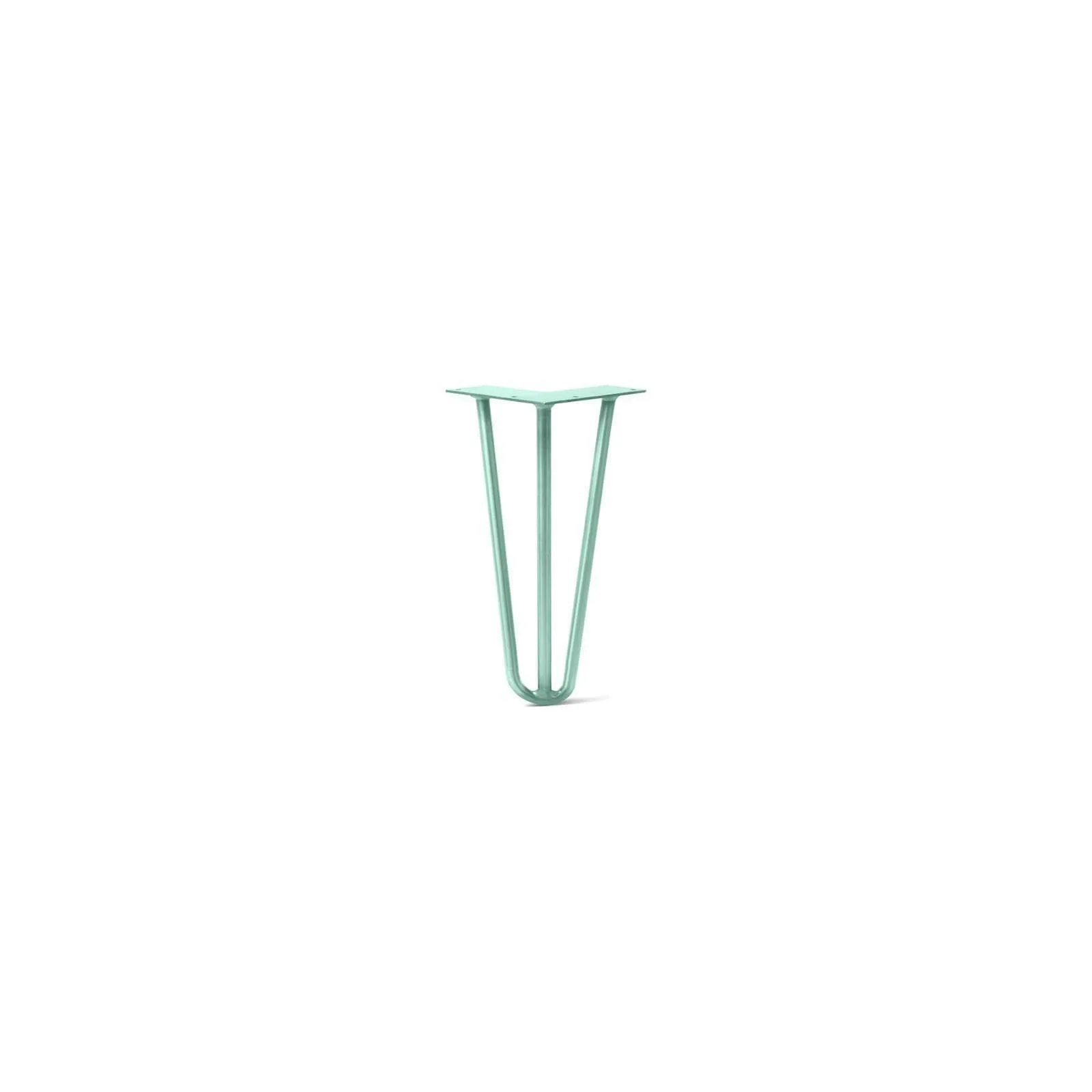 Hairpin Leg (Sold Separately), 3-Rod Design - Turquoise Powder Coated Finish