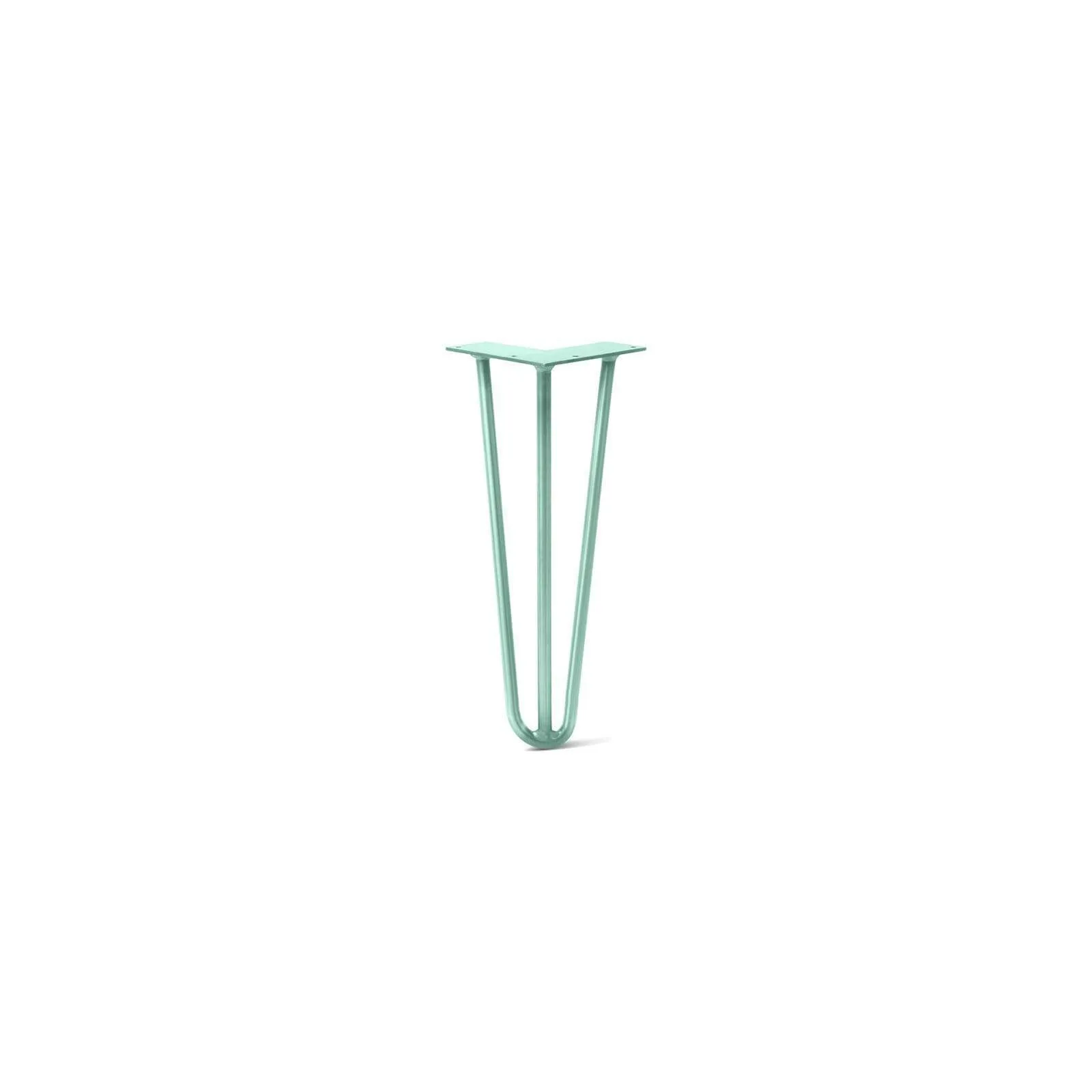 Hairpin Leg (Sold Separately), 3-Rod Design - Turquoise Powder Coated Finish