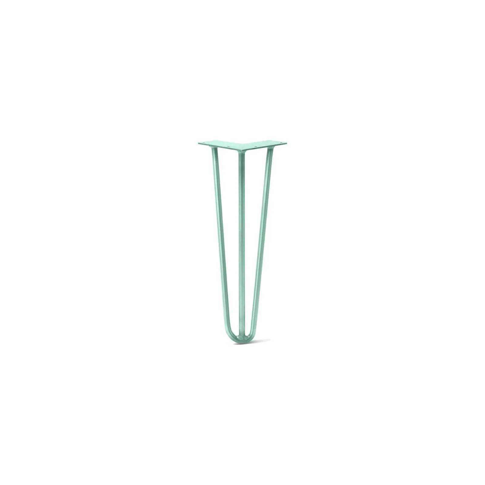 Hairpin Leg (Sold Separately), 3-Rod Design - Turquoise Powder Coated Finish