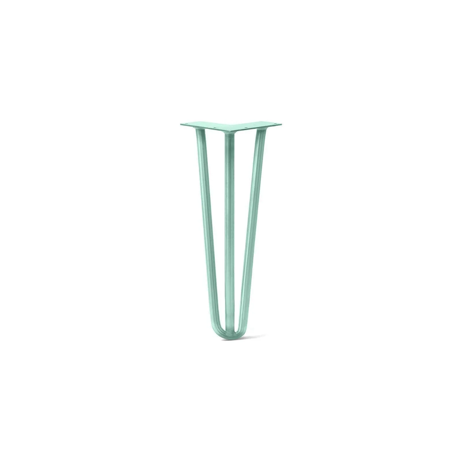 Hairpin Leg (Sold Separately), 3-Rod Design - Turquoise Powder Coated Finish