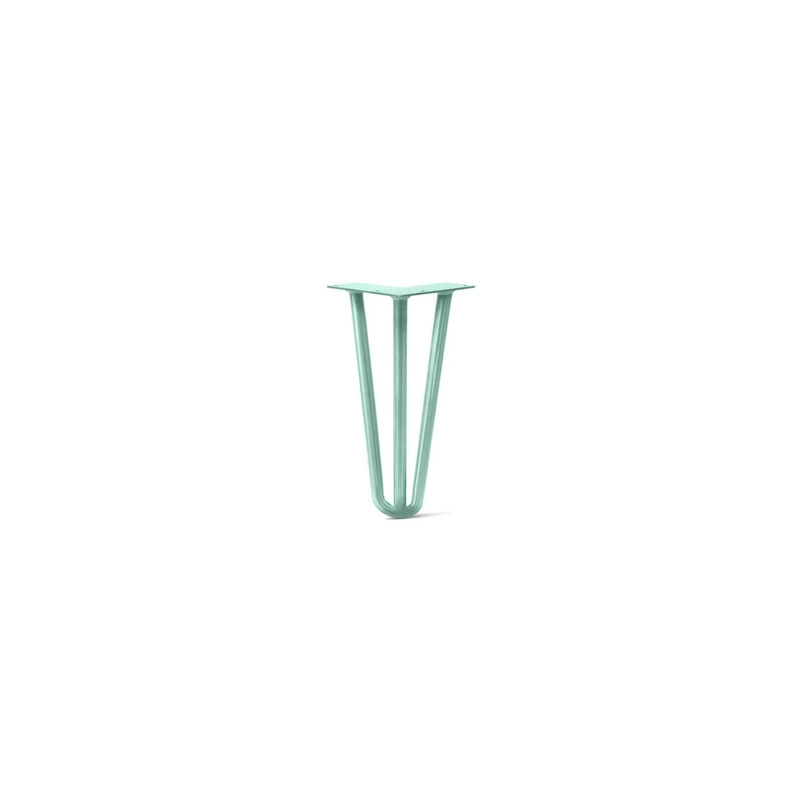 Hairpin Leg (Sold Separately), 3-Rod Design - Turquoise Powder Coated Finish