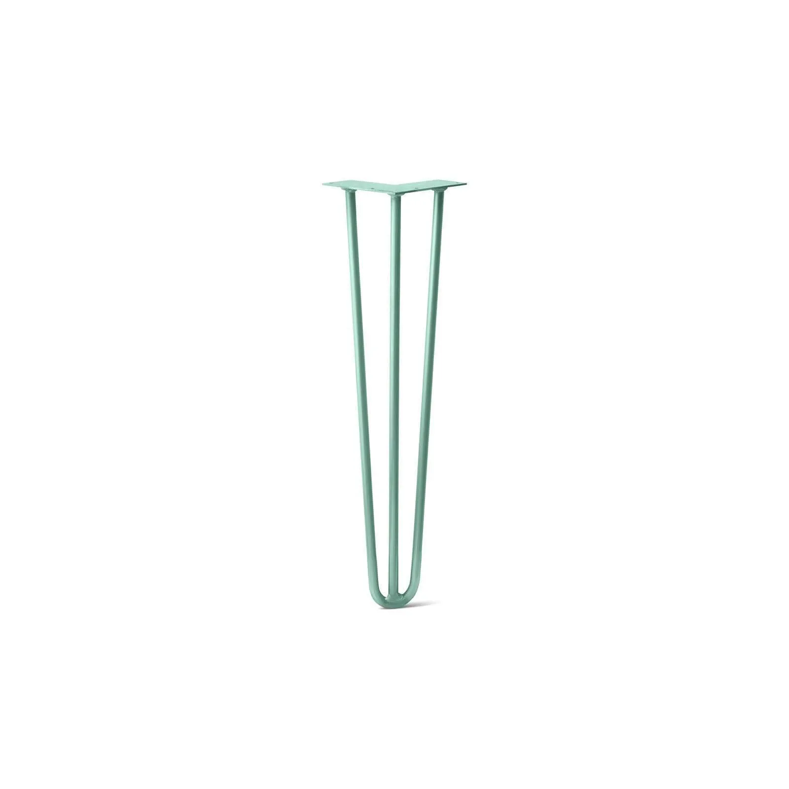 Hairpin Leg (Sold Separately), 3-Rod Design - Turquoise Powder Coated Finish