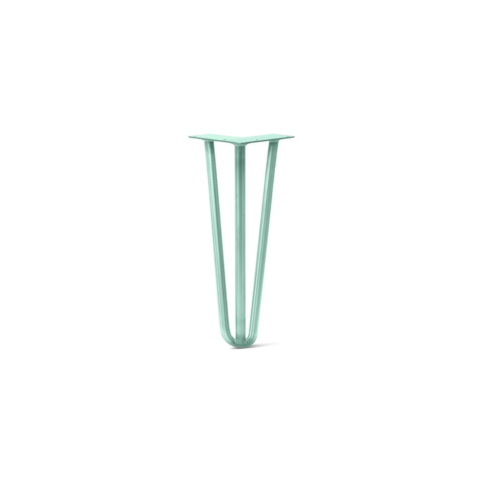 Hairpin Leg (Sold Separately), 3-Rod Design - Turquoise Powder Coated Finish