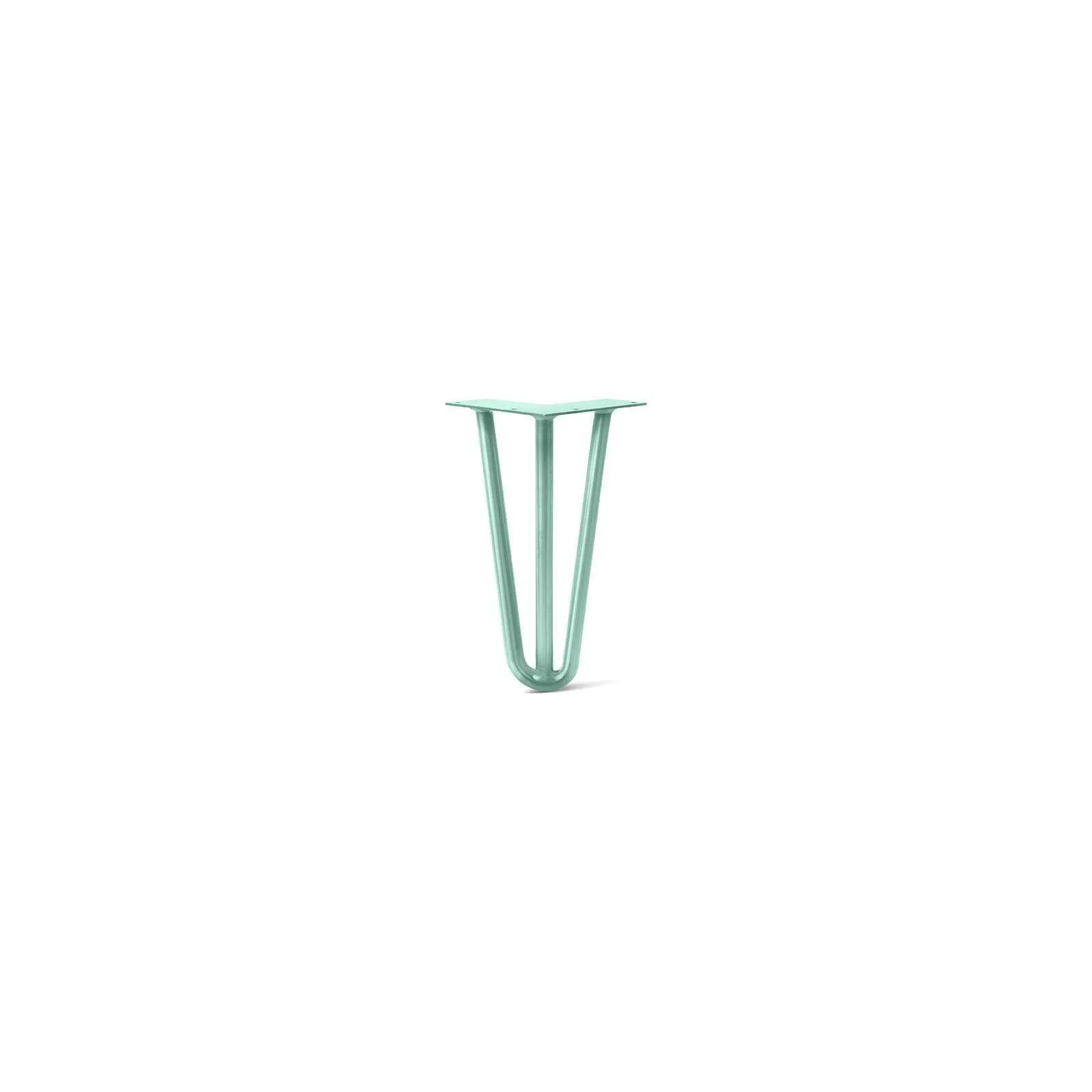 Hairpin Leg (Sold Separately), 3-Rod Design - Turquoise Powder Coated Finish