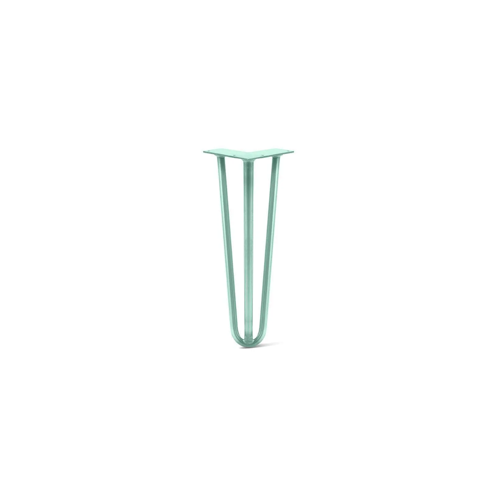 Hairpin Leg (Sold Separately), 3-Rod Design - Turquoise Powder Coated Finish