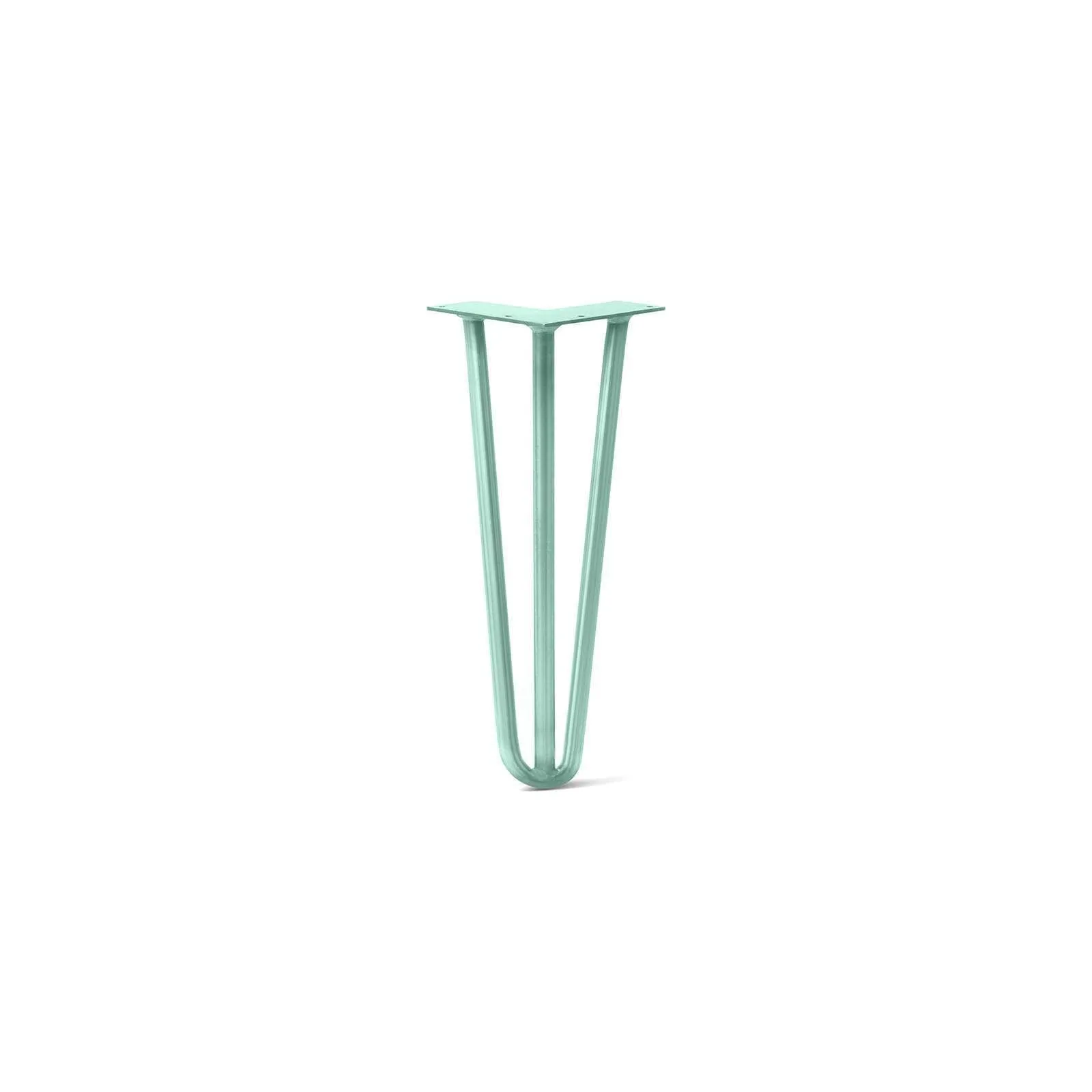 Hairpin Leg (Sold Separately), 3-Rod Design - Turquoise Powder Coated Finish