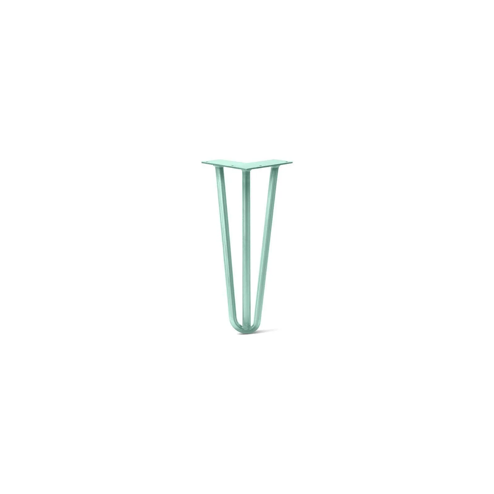 Hairpin Leg (Sold Separately), 3-Rod Design - Turquoise Powder Coated Finish