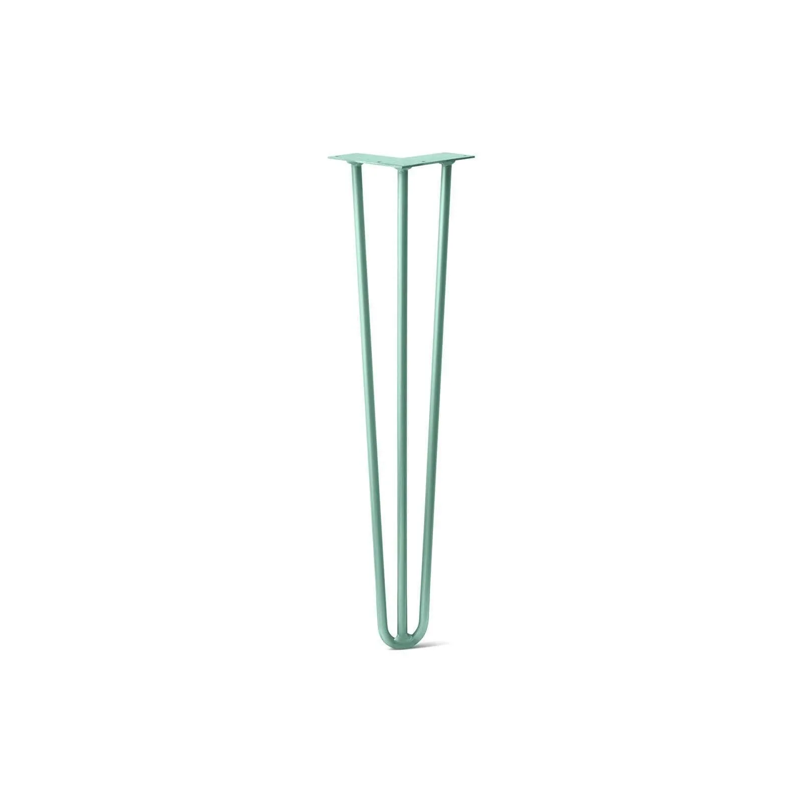 Hairpin Leg (Sold Separately), 3-Rod Design - Turquoise Powder Coated Finish