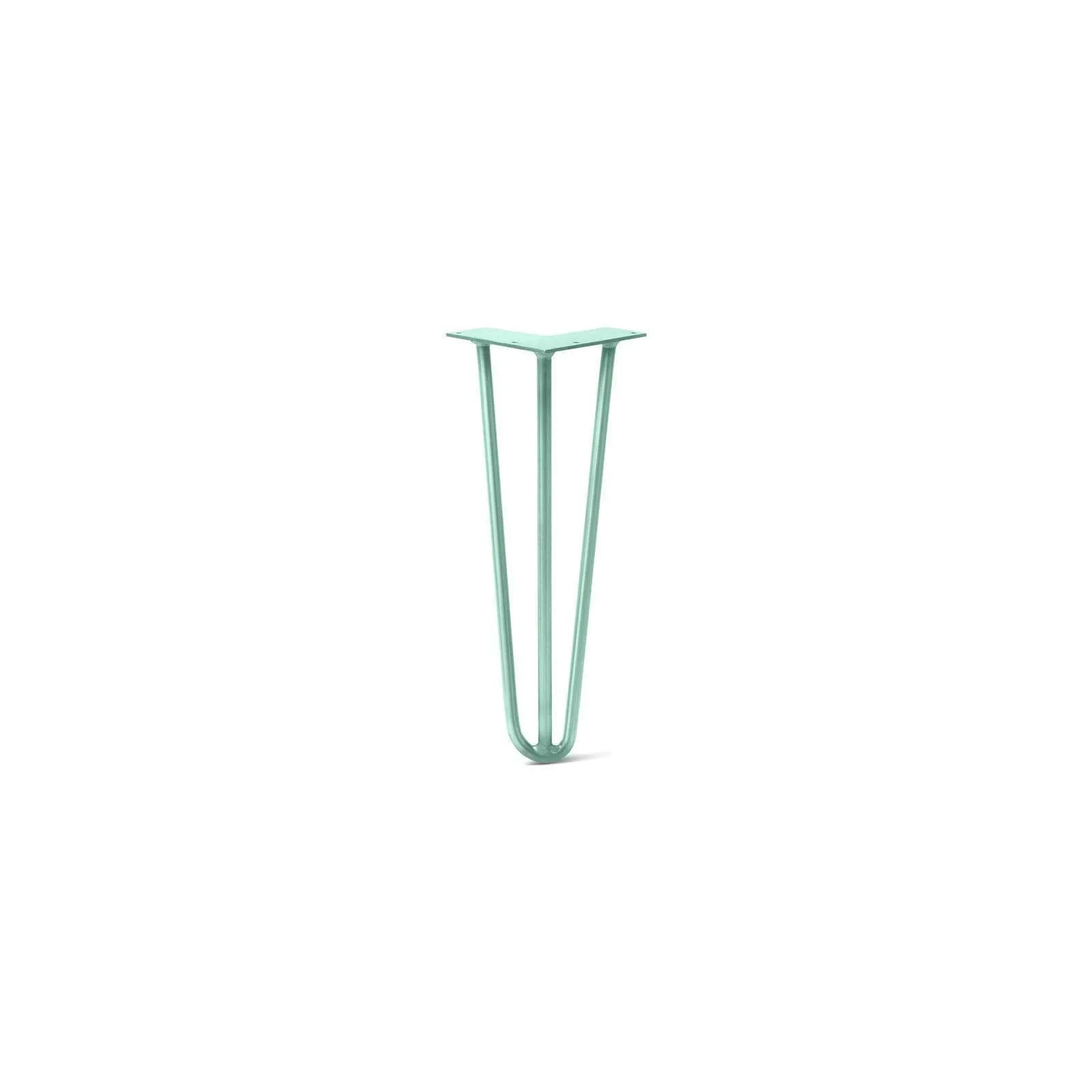 Hairpin Leg (Sold Separately), 3-Rod Design - Turquoise Powder Coated Finish