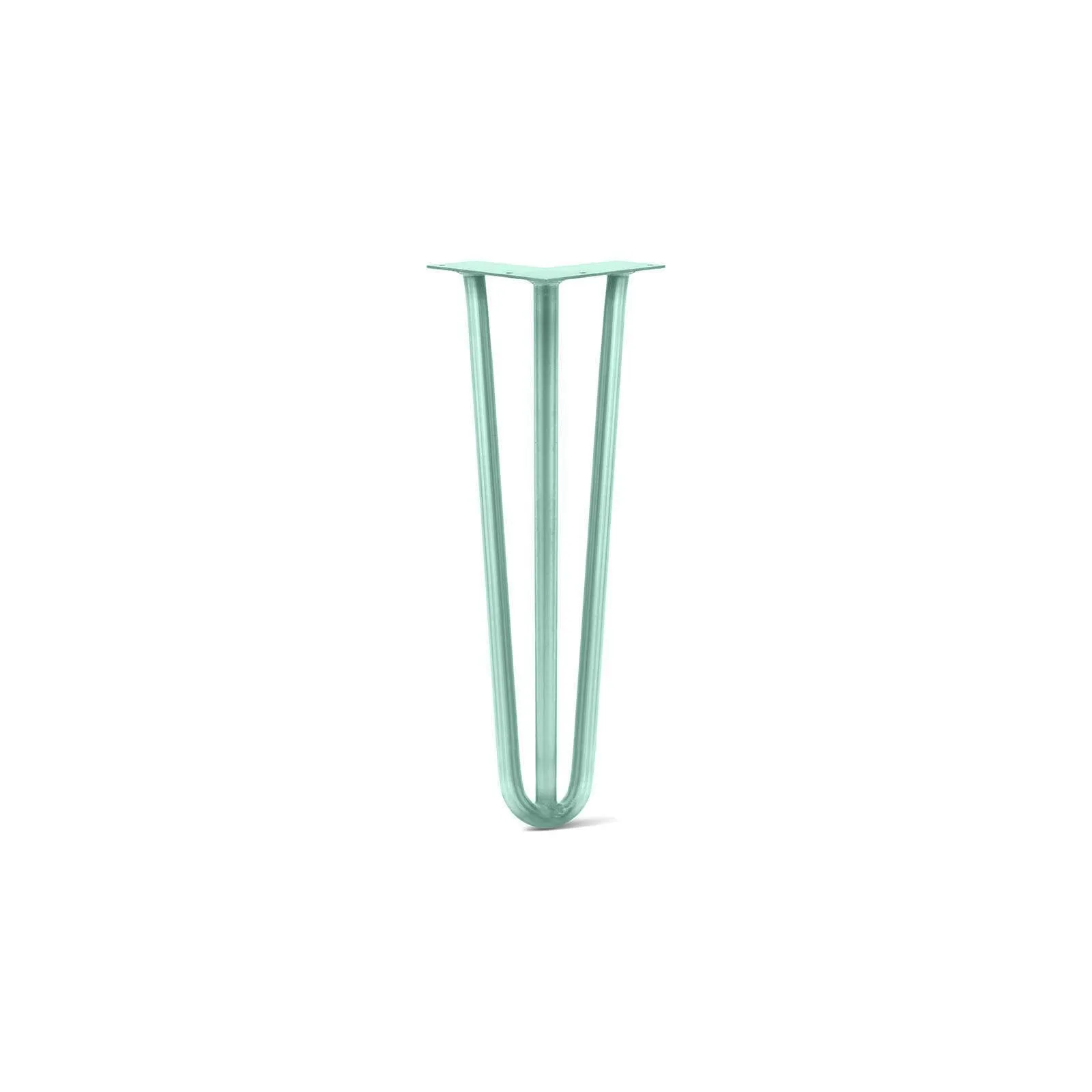 Hairpin Leg (Sold Separately), 3-Rod Design - Turquoise Powder Coated Finish