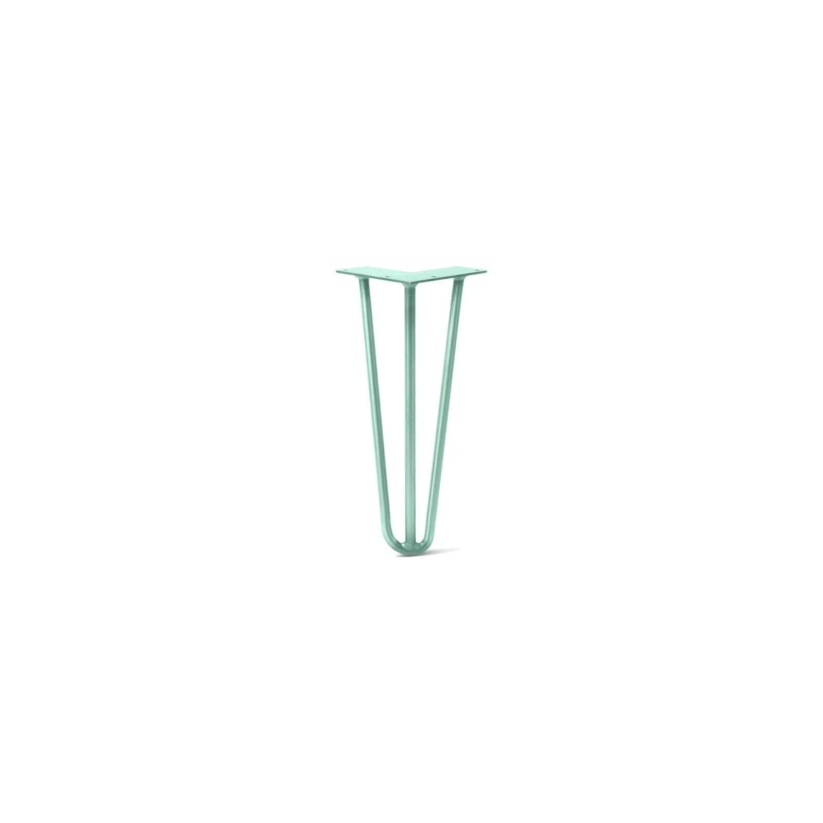 Hairpin Leg (Sold Separately), 3-Rod Design - Turquoise Powder Coated Finish