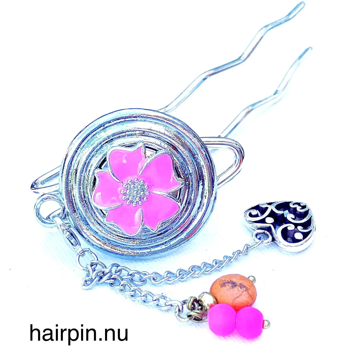 Hairpin Long special - HAIRACCESSOIRE - incl. 3 clickbuttons naar keuze