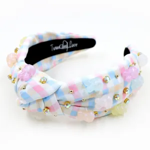 Hand Sewn Easter Bunny Knotted Headband