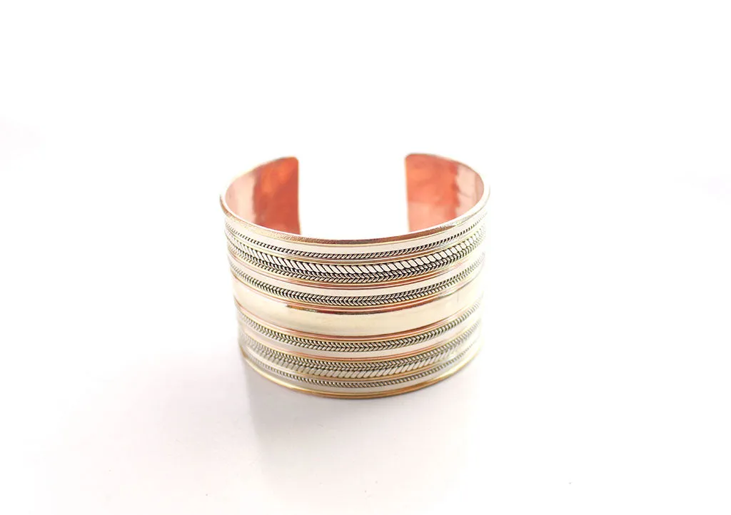 Handmade Tibetan Copper Unisex Bracelet