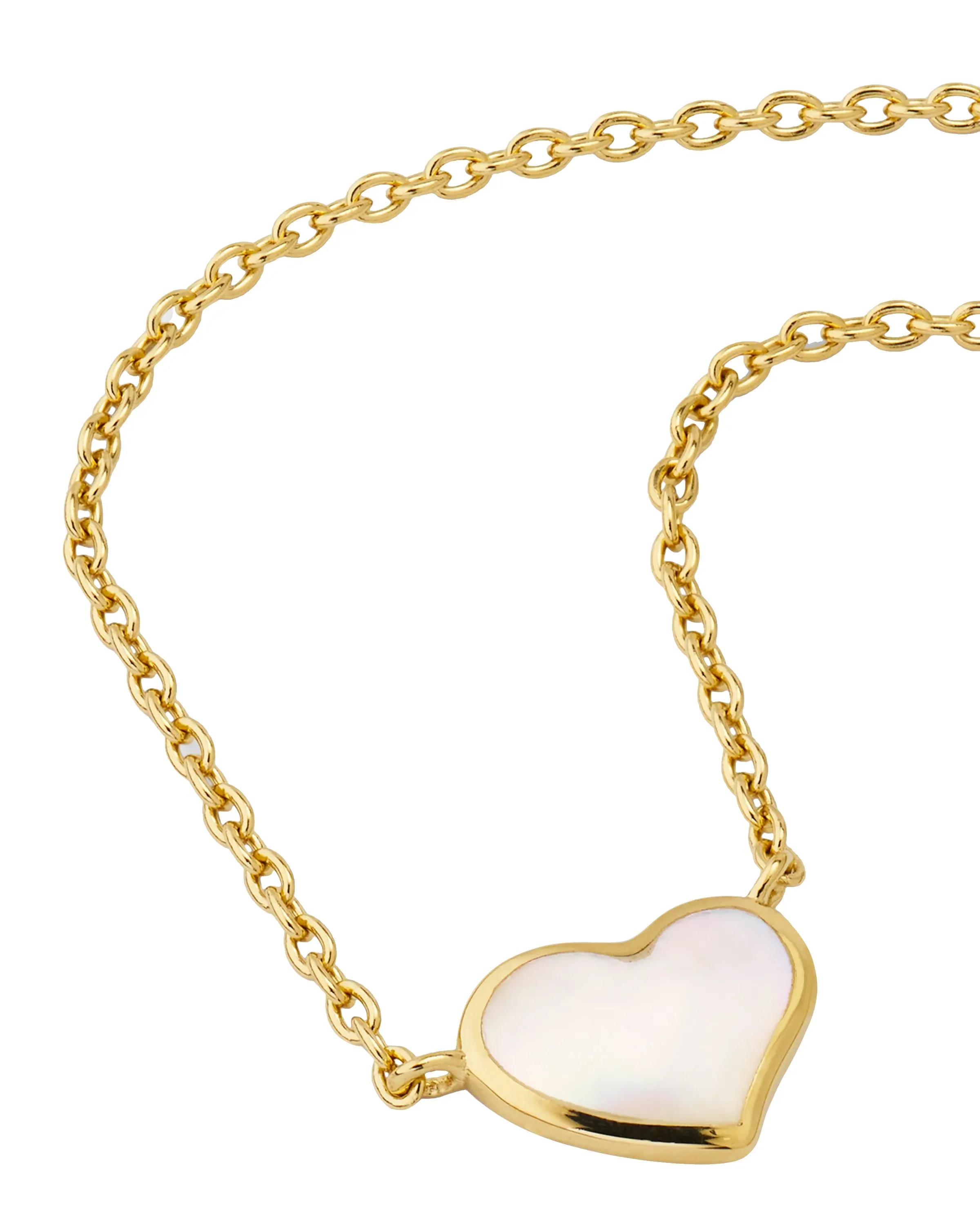 Heart Sterling Vermeil Necklace