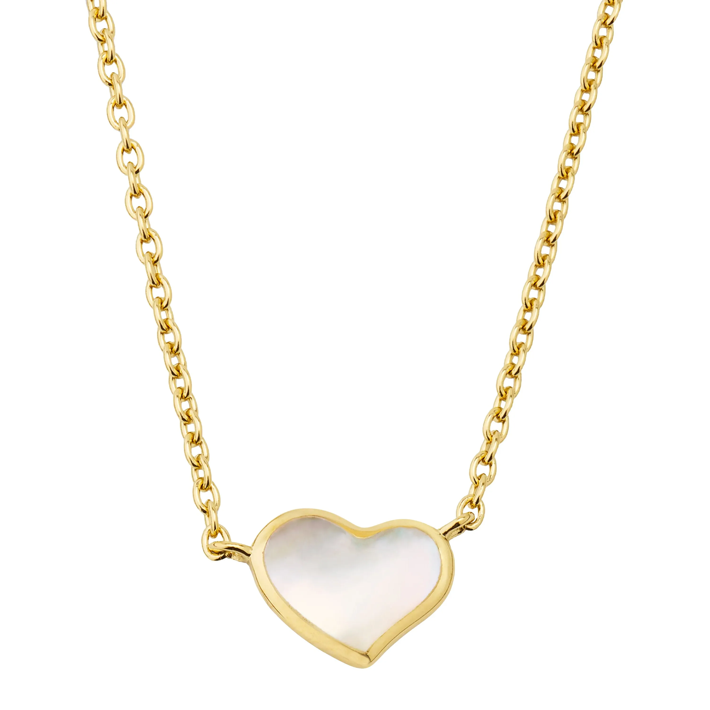 Heart Sterling Vermeil Necklace