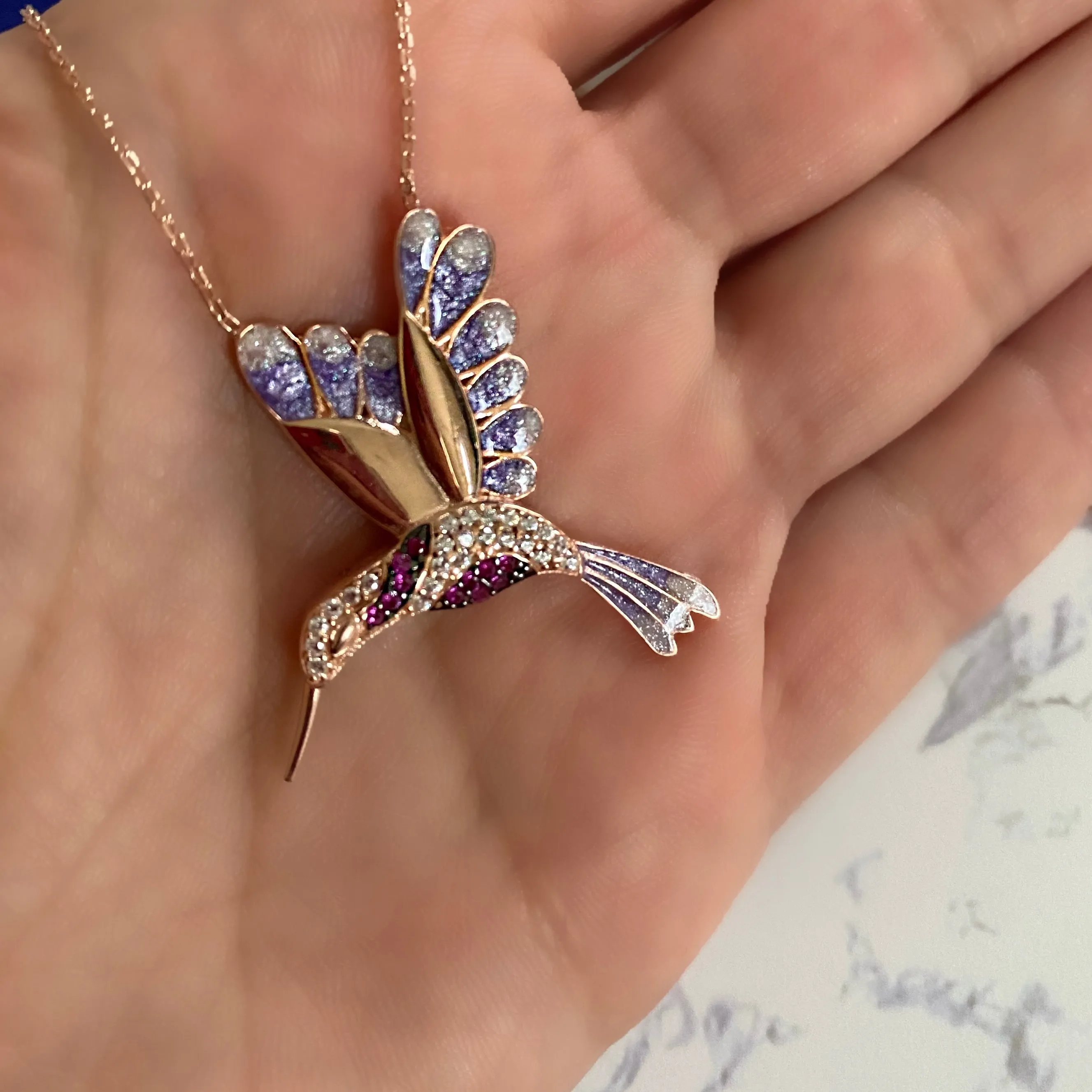 Hummingbird Necklace