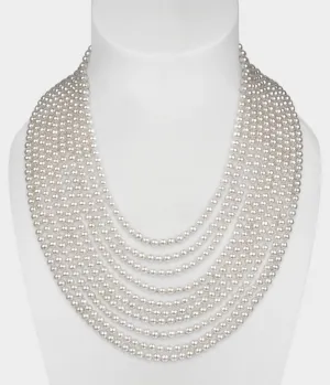 Josephine Ten Strand Pearl Necklace