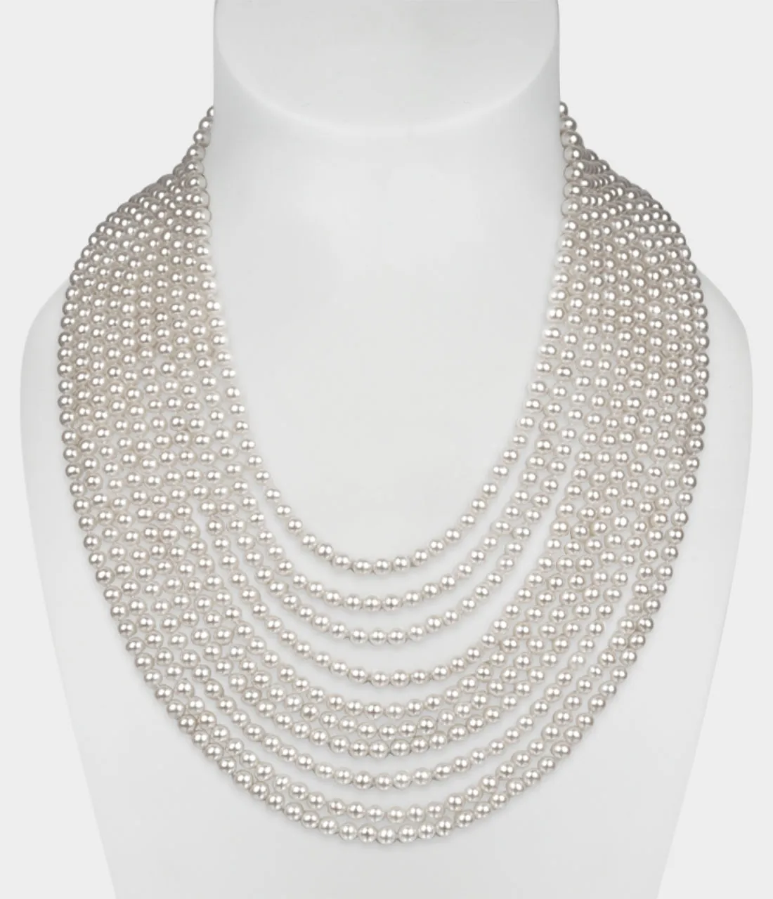 Josephine Ten Strand Pearl Necklace