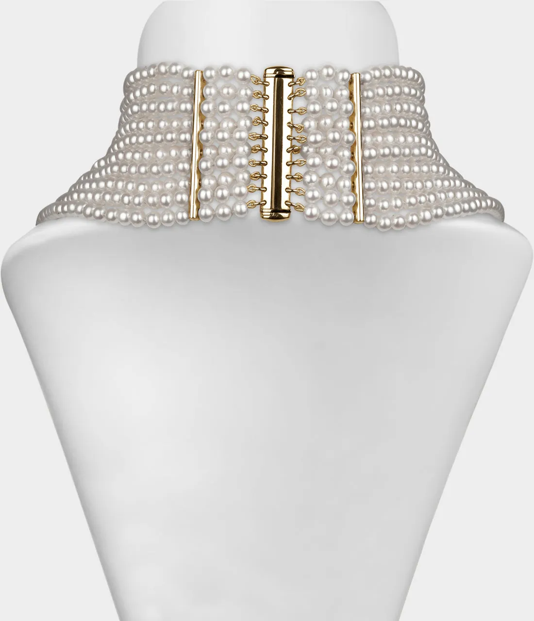 Josephine Ten Strand Pearl Necklace