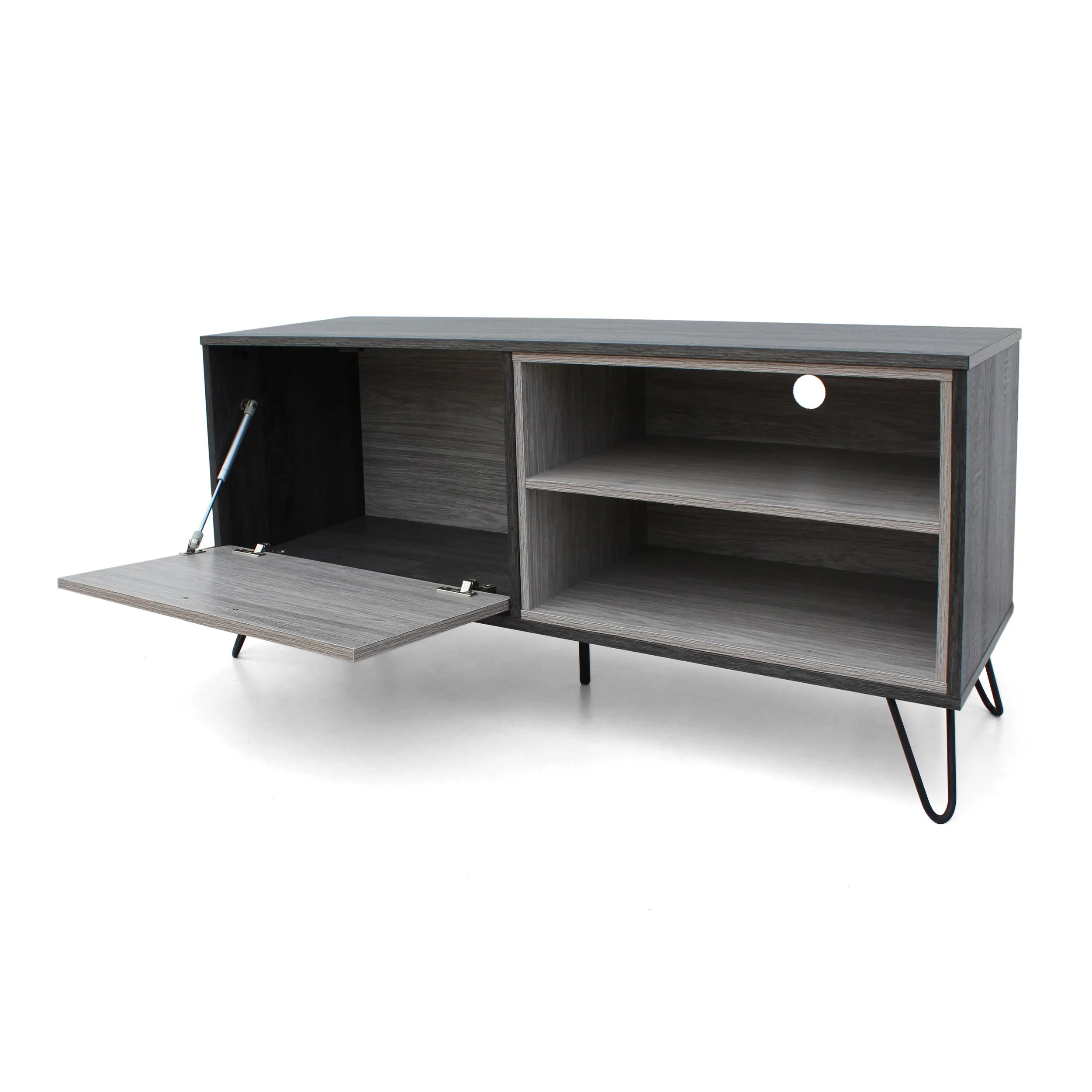 Kavala Mid Century 2 Piece TV Stand & Bookcase Set