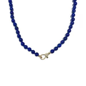 Knotted Lapis Necklace