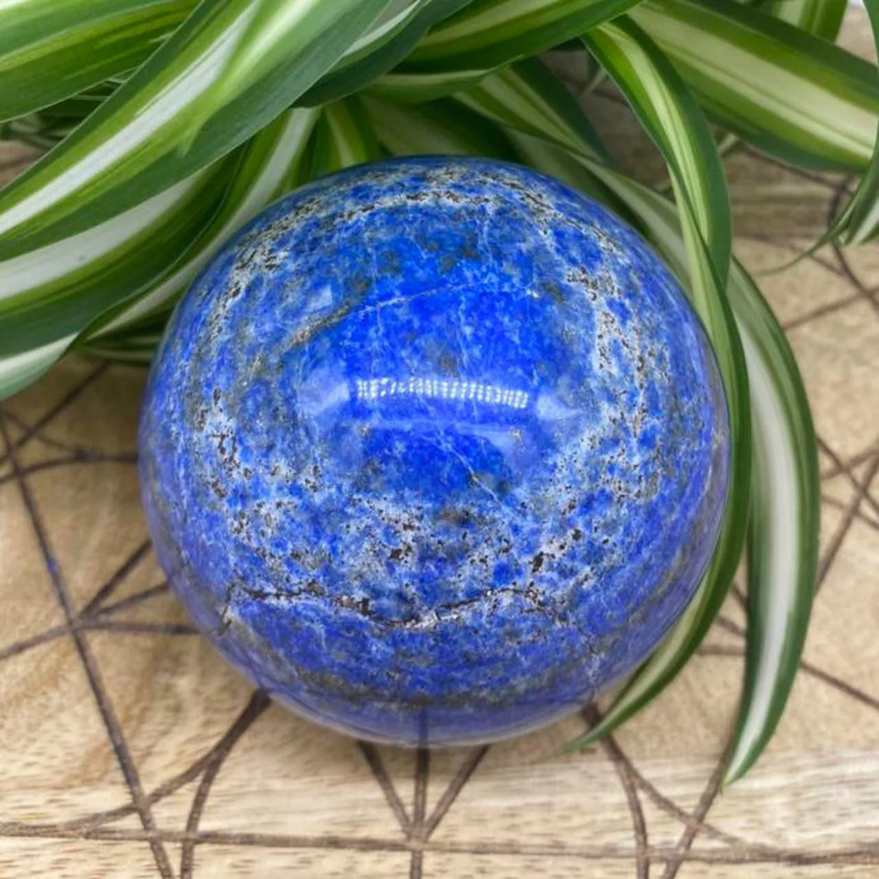 Lapis Lazuli Crystal Sphere Crystal Ball