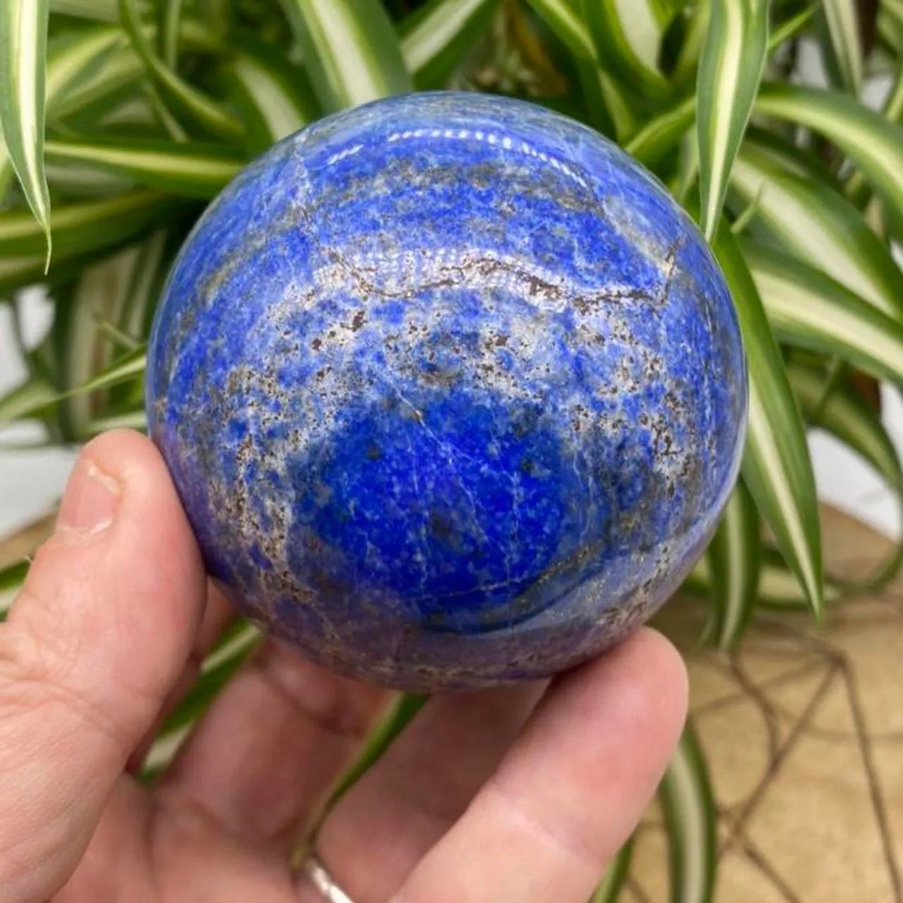 Lapis Lazuli Crystal Sphere Crystal Ball