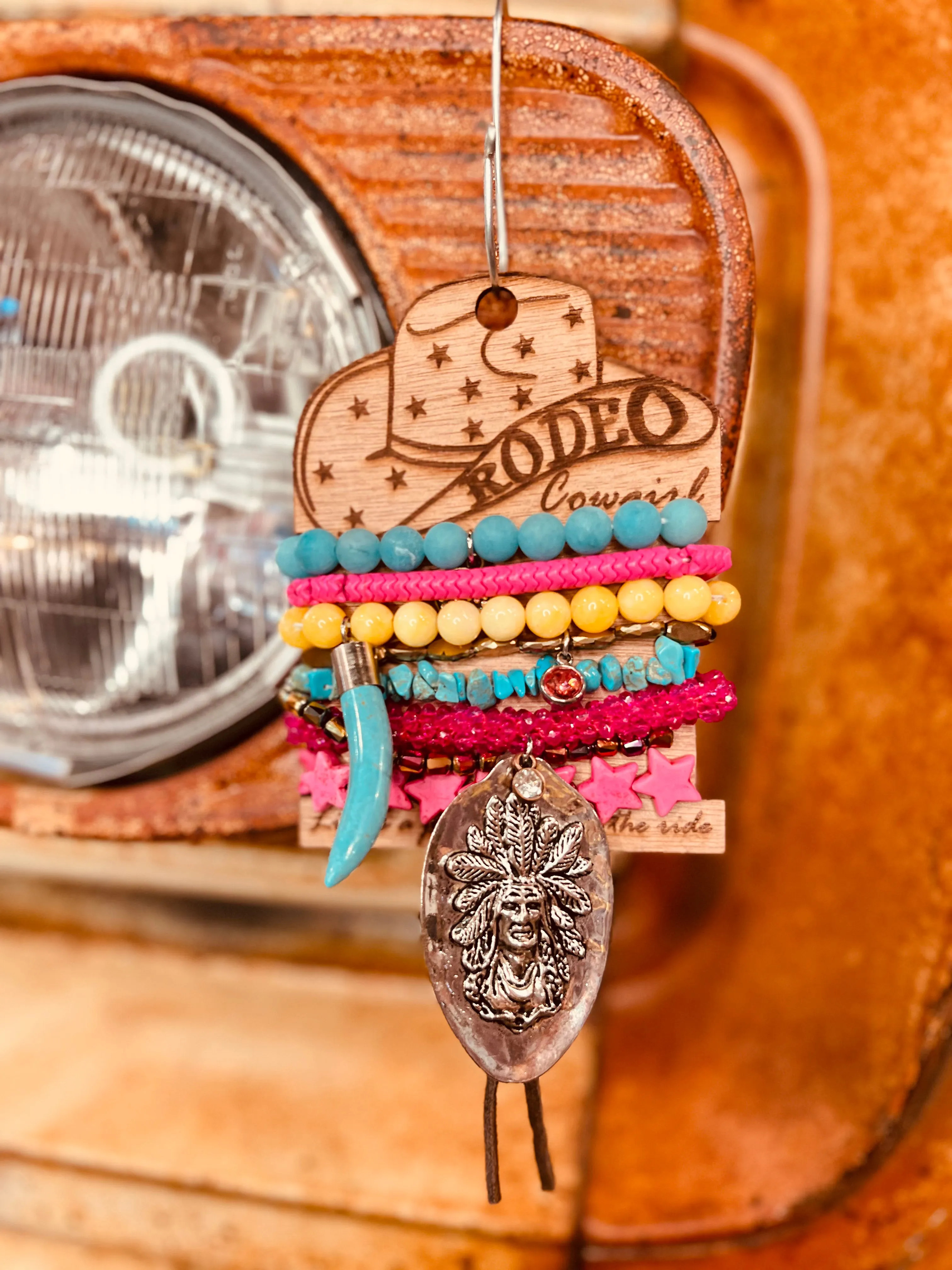 Large Arm Candy Stack- Rodeo Cowgirl