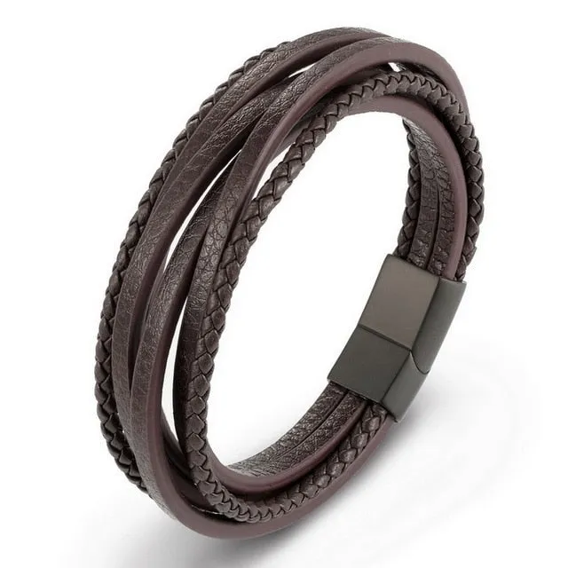 Leather vintage bracelet