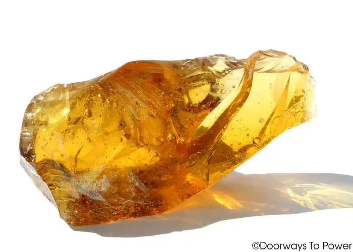 Lemurian Amber Monatomic Andara Crystal Mt Shasta