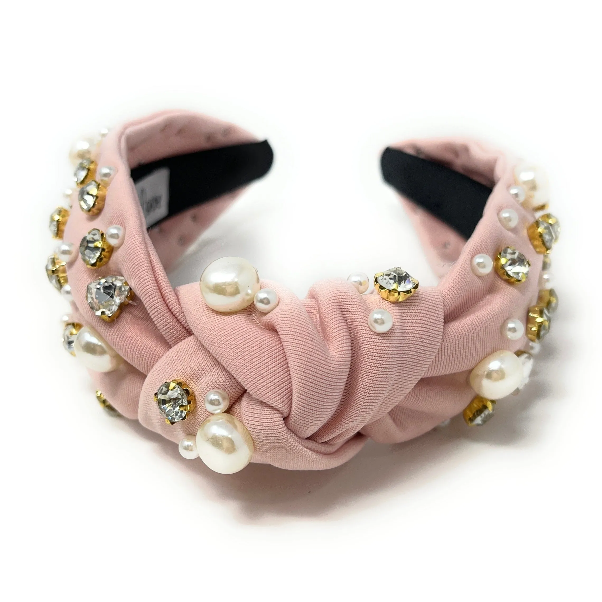 Leslie Jeweled Knotted Headband (more colors)