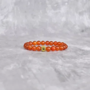 Lotus - Carnelian bracelet