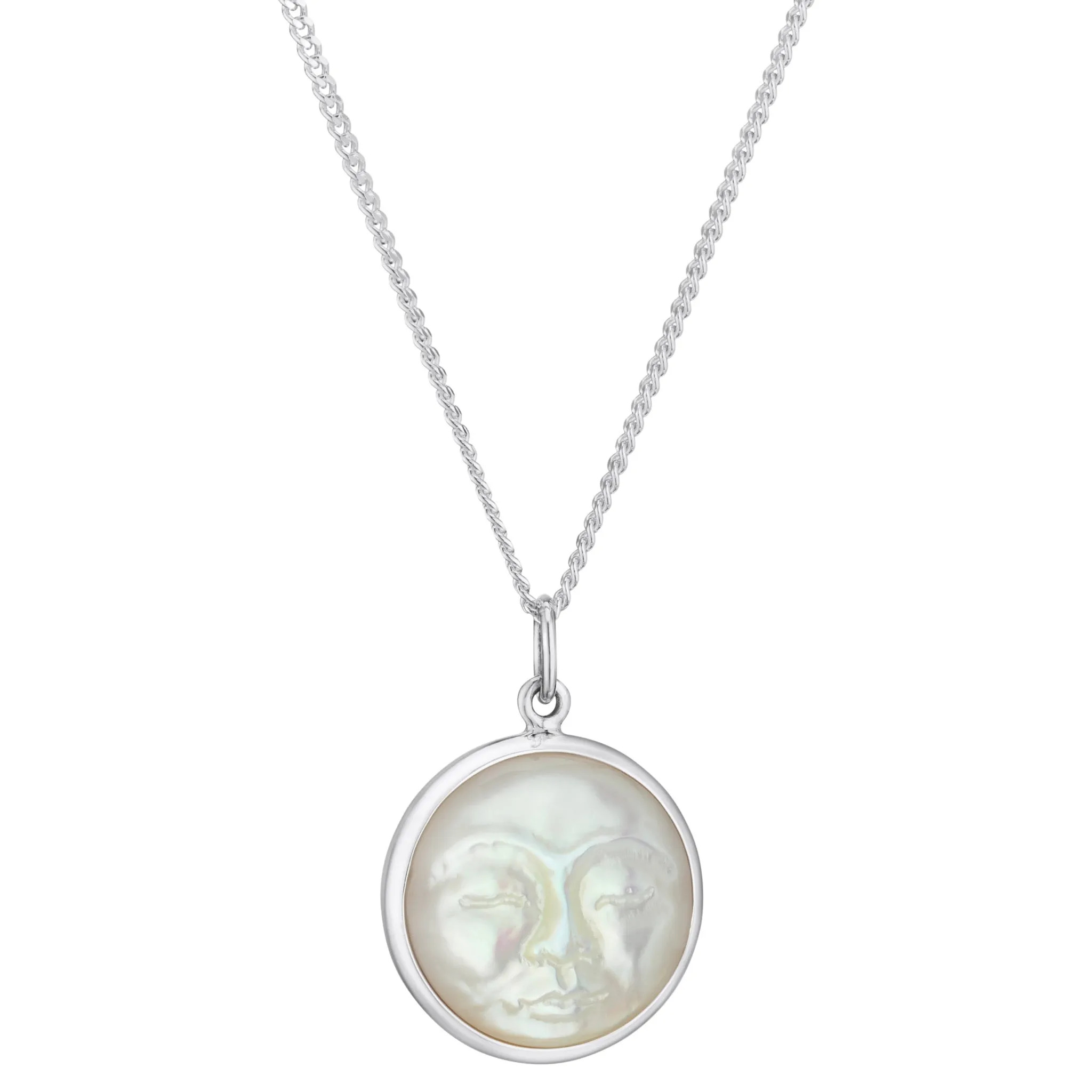 LUCENT - Sterling Silver & Mother of Pearl Necklace