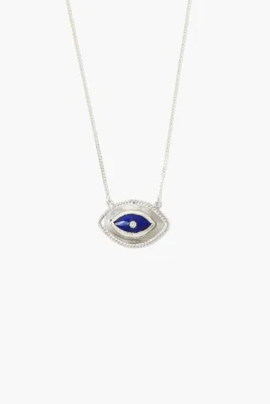 Mariya Evil Eye Necklace Lapis