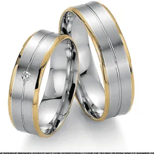 Mens Concave Wedding Band