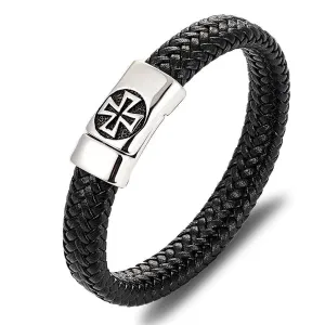 Men's Cross Bracelet <br> Maltese Cross