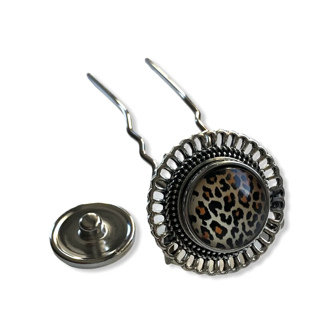 Metal Hairpin click / chunk button 014i