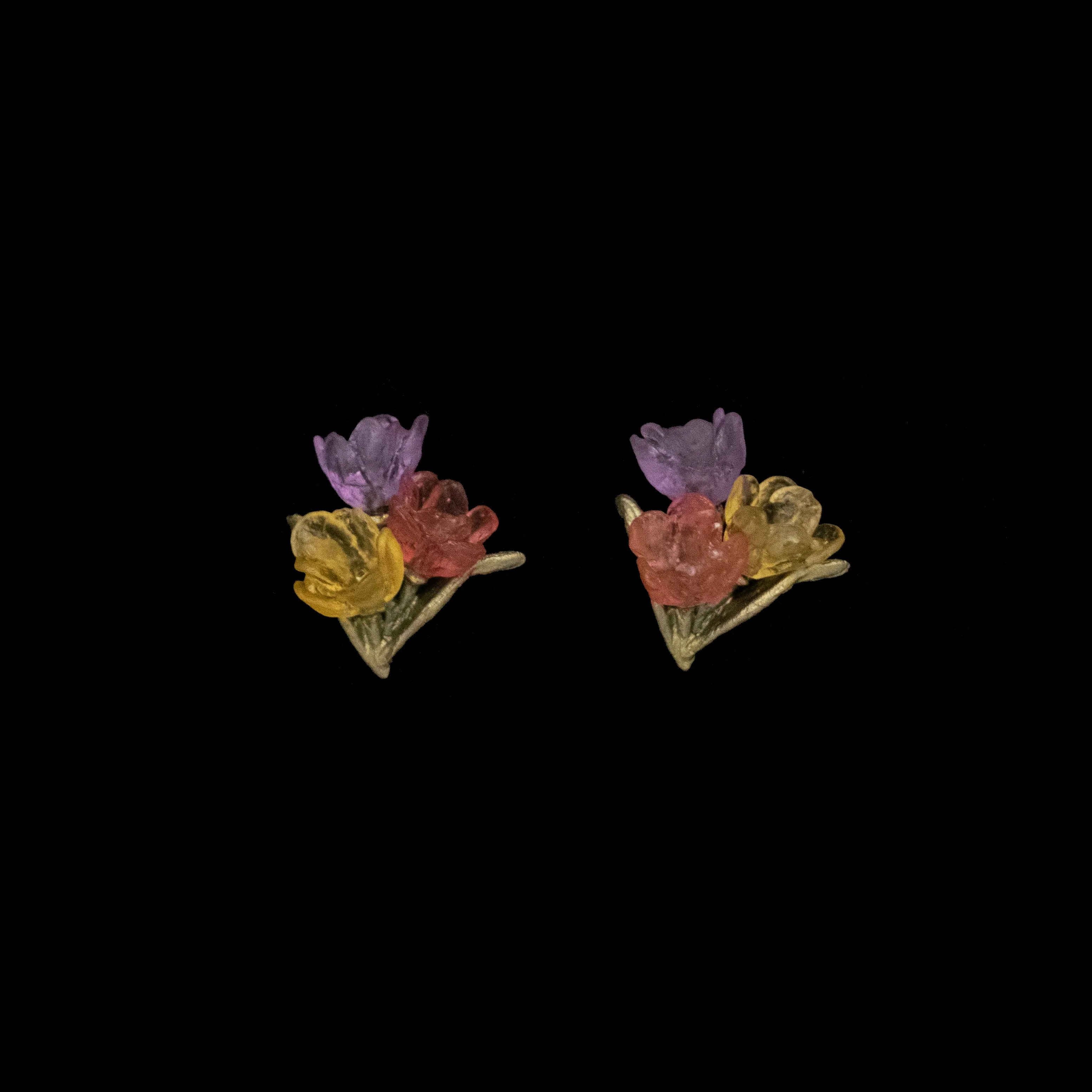 Michael Michaud Tulip Post Earrings