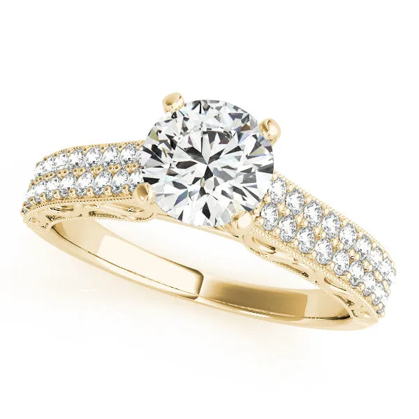 Moissanite Engagement Ring Diamond Setting - Prett