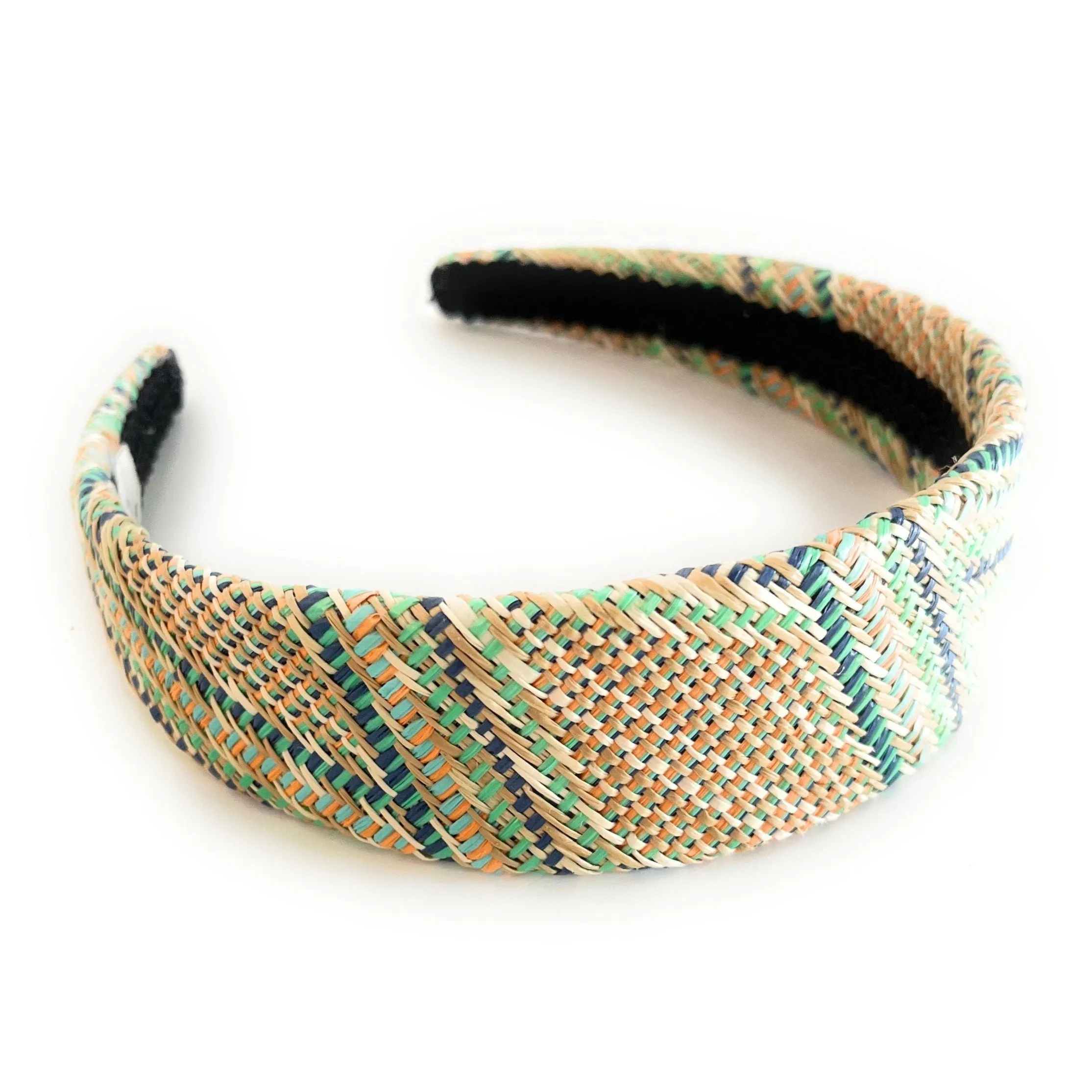 Multicolored Raffia Headband