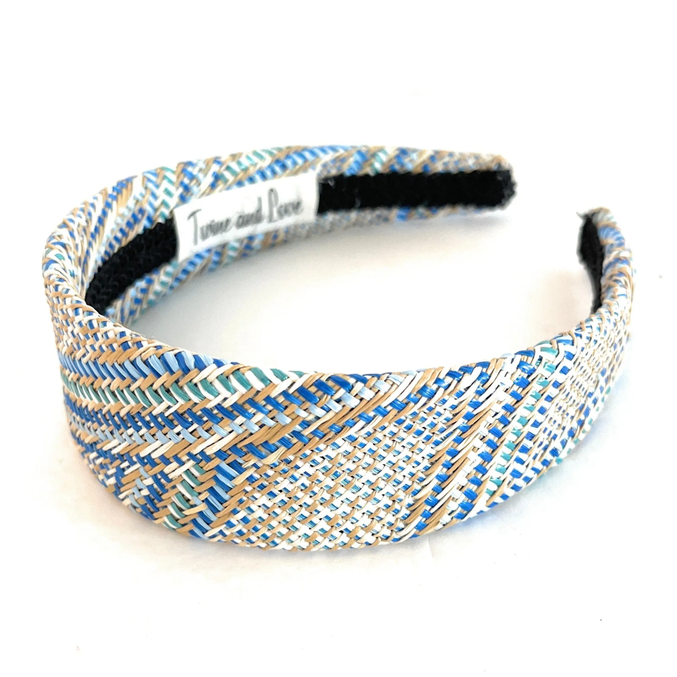 Multicolored Raffia Headband