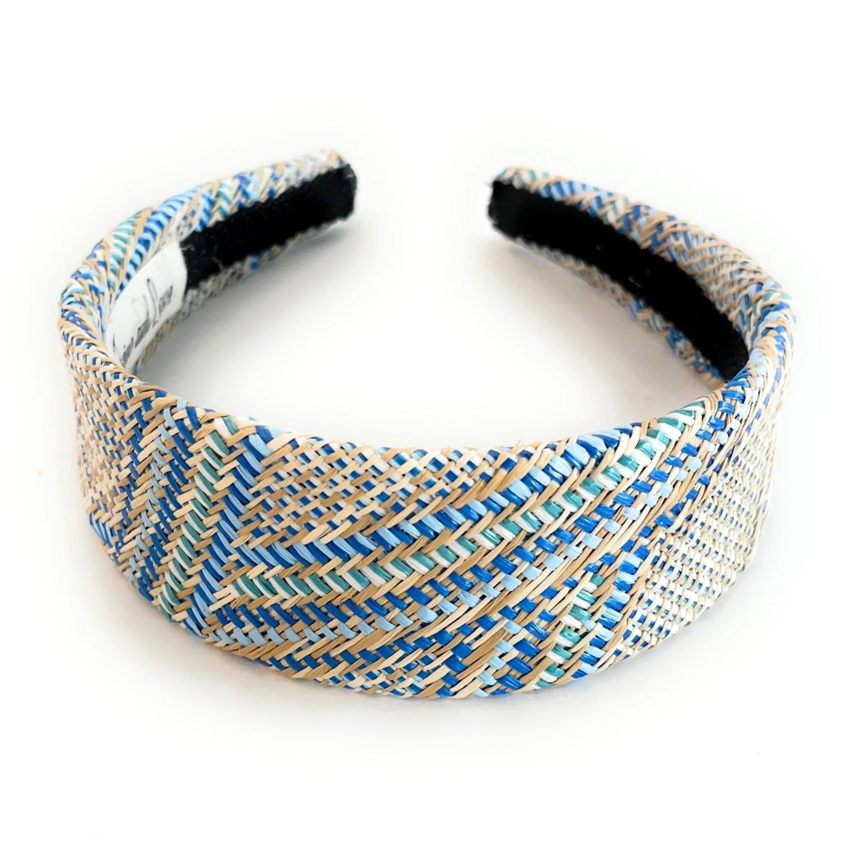 Multicolored Raffia Headband