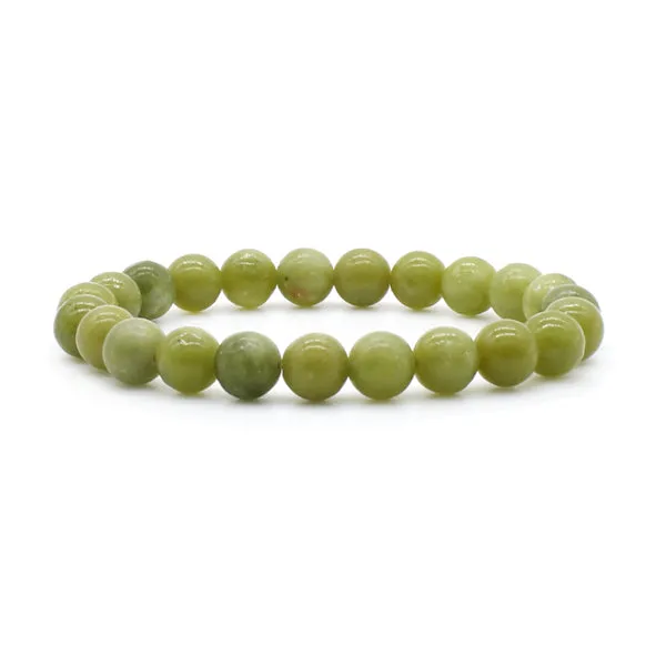 Natural Green Crystal Bracelet (Circumference 19cm) 天然綠水晶手鍊 (鍊長 19cm) KJBR16240