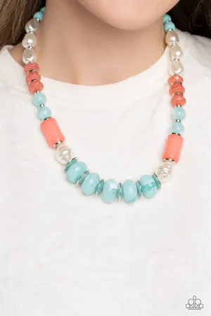 Necklaces A SHEEN Slate - Blue N2356